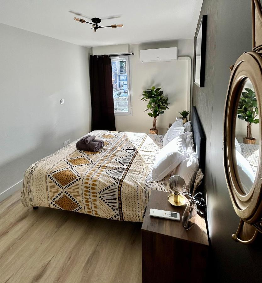 Ferienwohnung Modern 1 Bdr + Balcony + Free Parking + Ac + Pool L'Isle-d'Abeau Exterior foto