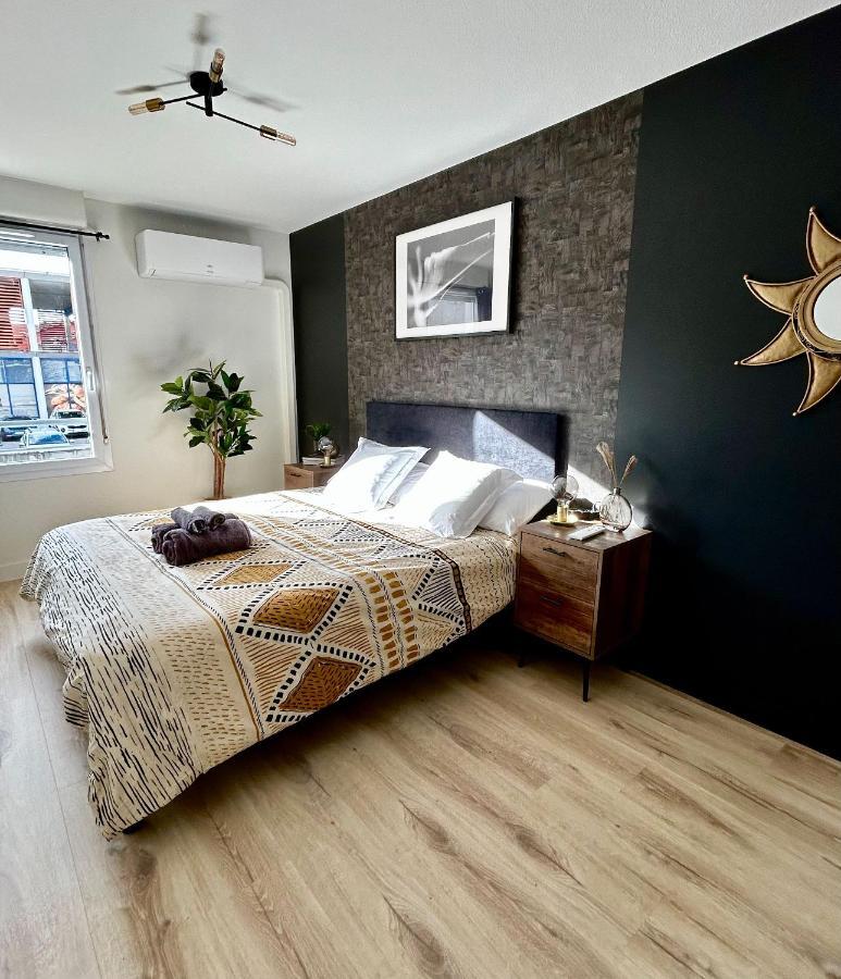 Ferienwohnung Modern 1 Bdr + Balcony + Free Parking + Ac + Pool L'Isle-d'Abeau Exterior foto