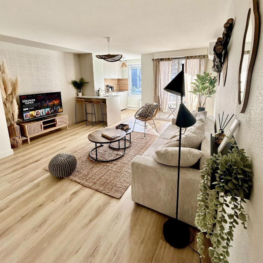 Ferienwohnung Modern 1 Bdr + Balcony + Free Parking + Ac + Pool L'Isle-d'Abeau Exterior foto